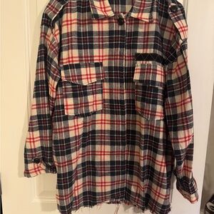 POL Plaid Button-Up Shirt never worn!